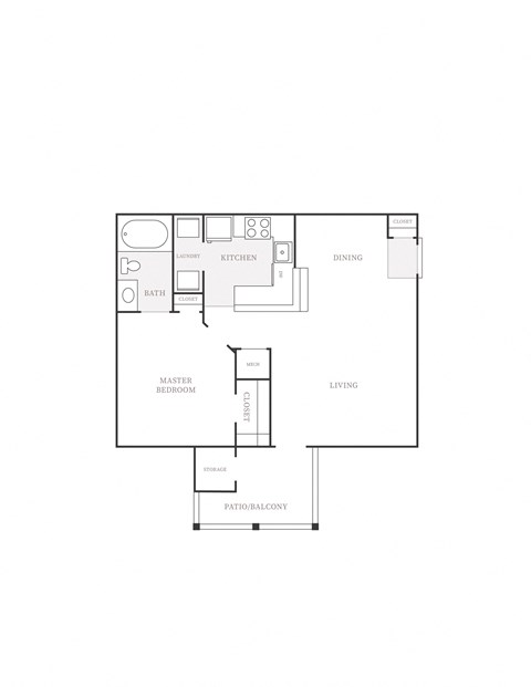 Renovated 1 bedroom 1 bath at The Columns at Hiram, Hiram, GA, 30141